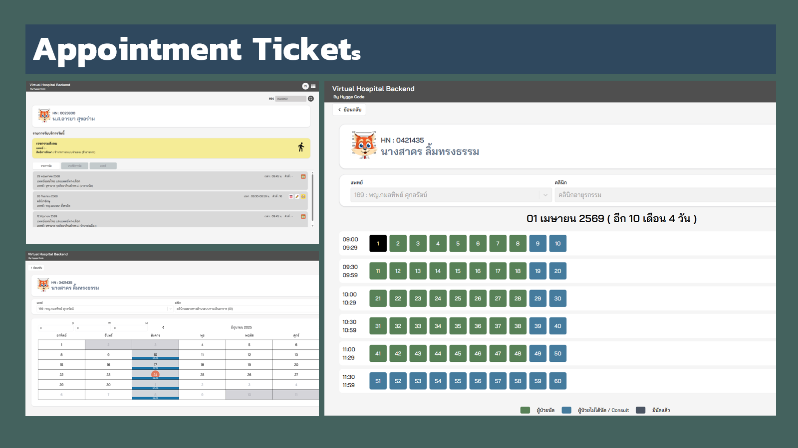 Appointment Tickets
